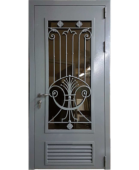 Дверь с ковкой СК-2358